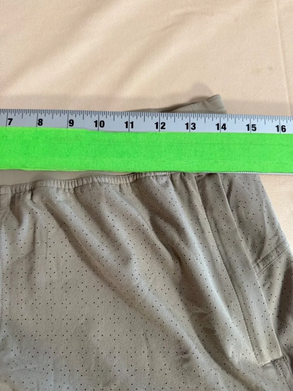 Lululemon Adapted State Perforated High-Rise Jogger Womens 8 Tan Party LW5HADS